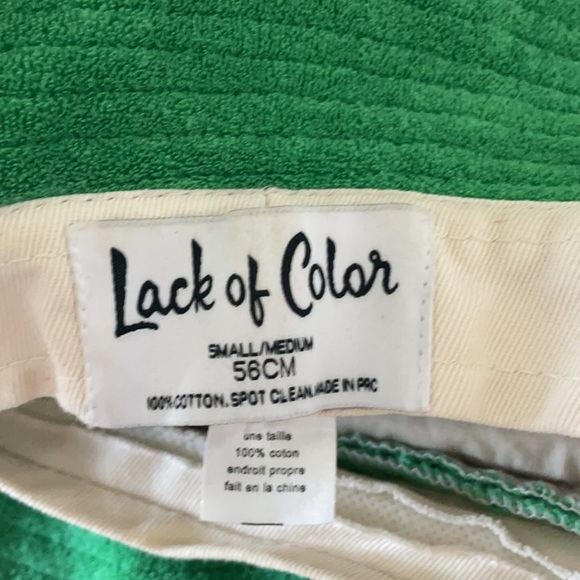 Lack of Color Terry Bucket Hat in Green - Picture 7 of 7